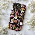 thumbnail image 6 of Cute Halloween Western Phone Case for iPhone 16 15 14 13 12 11 Pro Max, Mini & Plus – Kawaii Ghosts, Pumpkins, Cowgirl Boots & Skeletons (Black), 6 of 6