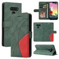 thumbnail image 1 of Case for LG K50S Leather Wallet Book Flip Folio Stand View Cover - Green, 1 of 5
