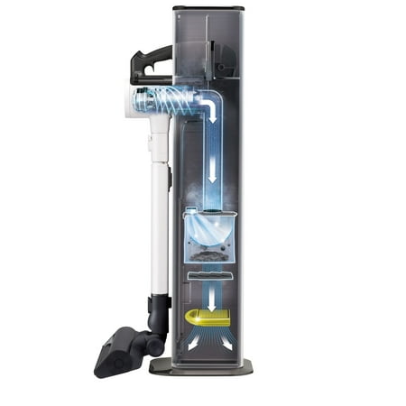 LG - CordZero All-in-One Cordless Stick Vacuum with Dual Floor Max Nozzle - Essence White