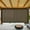 B, variant on KQJQS Coffee Brown Perforated Shade Net for Balcony, Courtyard & Garden, UV Protection & Privacy