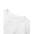 thumbnail image 2 of Hanes Toddler Boys' White Crewneck T Shirts Pack, 7-Pack, Cotton Tees 2T/3T, 2 of 4