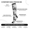 thumbnail image 3 of Lsque Yak Pattern Sport Compression Socks for Men & Women 15-20 mmHg Knee High Nurse Pregnant Running Medical and Travel Athletic, 3 of 6