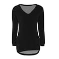 thumbnail image 4 of Coerni Unisex Kids and Toddlers' Cotton V-Neck Sweater Long Sleeve Fuzzy Furry Blouse Girls Fall Warm Sweatshirt Tops, 4 of 5
