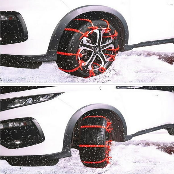 Acheter Chaîne de dérapage de neige pour voiture d'hiver, roue de boue de  voiture, pneu épaississant pour pneus de neige, boue glissante