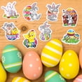 thumbnail image 3 of Xloro Happy Easter Stickers Pack Sparkly Bunny and Egg Vinyl Stickers Designed for DIY Crafts Skateboards Water Bottles and Scrapbooking (1Pack 100Pcs), 3 of 4
