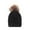 Black, variant on Hat Protective Winter Accessory for Men and Women Crafted in Soft Wool Knit for Cold Weather and Everyday Wear Pink,A