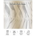 thumbnail image 7 of Beige Gradient Bed Skirt King Size 16" Drop Countryside Farmhouse Abstract Ruffled Wrap Around Bed Skirts Adjustable Elastic Bedskirt Dust Ruffle for King Size Bed, 7 of 7