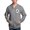 Graphite Gray, variant on - Italian Greyhound Christmas Zip Hoodie - Zip Hoodie, Classic Hooded Sweatshirt with Metal Zipper