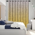 thumbnail image 4 of Nanqianyi Gradient Yellow Blackout Curtains With Grommet Drapes,2 Panels,52x96 inch,Room Darkening Thermal Insulated Window Curtains, 4 of 8