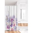 Lavender Stall Shower Curtain, Pastel Cornflowers Bridal Classic Design