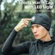 thumbnail image 2 of Sombrero WEST BIKING Gorro cálido de alta elasticidad con gorro ligero para correr de noche al aire libre con gorro lavable para ciclismo de pesca ligero desmontable WEST BIKING Sombrero, 2 of 7