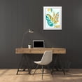 thumbnail image 3 of Vess, June Erica 25x32 White Modern Wood Framed Museum Art Print Titled - Jungle Expression I, 3 of 4
