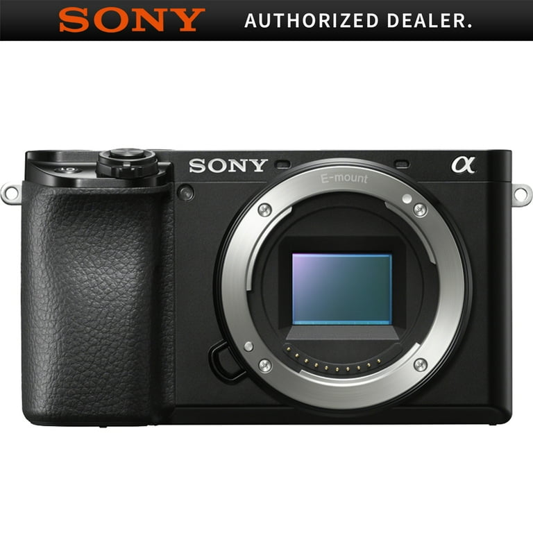 Sony Alpha 6100 24.2MP Mirrorless Camera Body Only, Black, 4K
