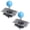 Blue, variant on Game Joystick Plastic & Metal Long Handle Joystick Competition Joystick Pair for Home Entertainment & Game Studios