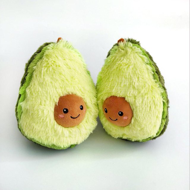 Almohada de muñeca de aguacate, cojín de algodón relleno de lana, regalo de Navidad para niñas, juguete de peluche Tmvgtek libre de BPA