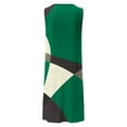 thumbnail image 4 of SMihono Robe d'Été Grande Taille pour Femmes 2023 Mode Décontractée Imprimée Sans Manches Col Rond, 4 of 6