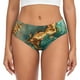 thumbnail image 1 of Balery Emerald Color Gold Marble Ropa Interior de Algodón para Mujer con Dibujo – Braguitas Cómodas y Elásticas, Estilo Clásico-XX-Large, 1 of 6