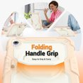 thumbnail image 2 of Case for iPad (A16) 11th Gen 2025/ iPad 10th Gen 10.9 inch 2022, 360 Rotating Stand Handle Shoulder Strap Heavy Duty Shockproof Cover, Cream Rose Gold, 2 of 7