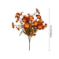 thumbnail image 2 of Gqtwoy Artificial Fall Silk Flowers Bouquet, Realistic Fake Floral Stems, Faux Fall Blooms for Vase Fillers, Halloween Thanksgiving Decor, Mixed Stems for Home Decoration, 2 of 6