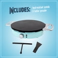thumbnail image 6 of Nostalgia 12” Electric Crepe Maker with Non-Stick Griddle, Crepe Spatula and Batter Spreader, 6 of 7
