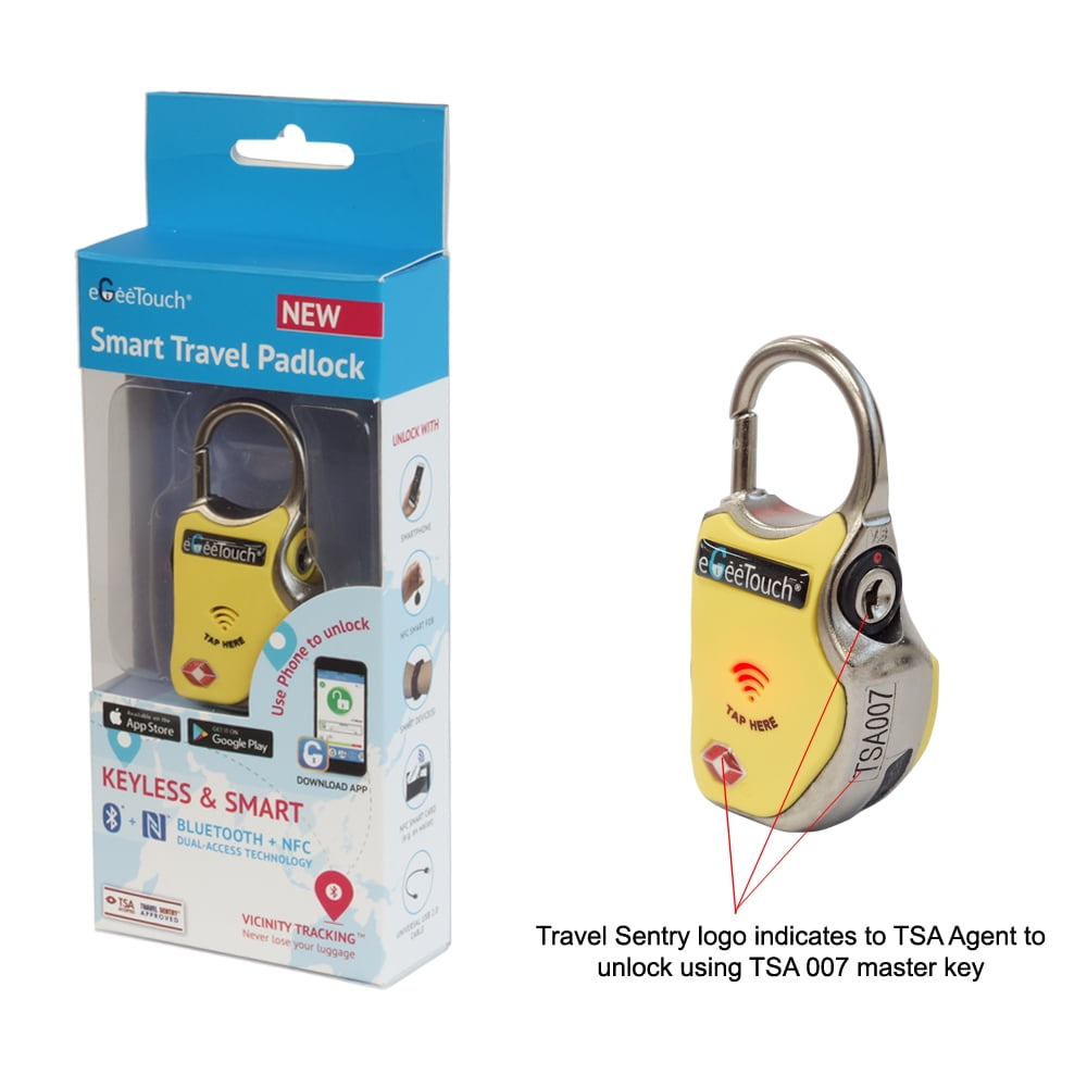smart travel padlock