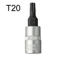 thumbnail image 2 of 1Pc Torx Bit Sockets 1/4 Inch Driver Star Bit T8-T40 Screwdriver Bits Bit T20, 2 of 8