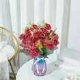 thumbnail image 5 of Msgweeeg Fake Flowers Valentines Decorations Simulation Small Roses Home Decor Simulation Bouquet Mom's Day Party Wedding Venue Indoor Decoration, 5 of 8