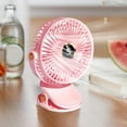 thumbnail image 6 of Kraoden Portable Rechargeable USB Mini Fan with Digital Display, Quiet, 5 Adjustable Speeds, Brushless Motor, Low Noise, Table Clip Design, Suitable for Dormitory and Home Use, 6 of 6