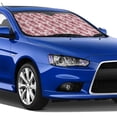 thumbnail image 4 of Haiem Orchids Flowers Car Windshield Sun Shade - Blocks UV Rays Sun Visor Protector, Sunshade to Keep Your Vehicle Cool, Universal Fit SUV Van Sedan-Small, 4 of 7