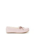 thumbnail image 3 of Joyspun Women's Suede Moccasin Slippers, Wide Width Available, 3 of 6