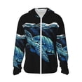 thumbnail image 2 of Lsque Ocean Turtle UPF 50+ Lightweight Sun Protection Men's Women's Long Sleeve Shirt, Hoodie Performance -Large, 2 of 9