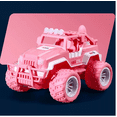 thumbnail image 4 of Coche De Juguete Teledirigido Recargable Camión Todoterreno Rosa, 4 of 5