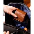 thumbnail image 4 of Single Watch Travel Case -Premium Leather Watch Case With Perfect Texture. Watch Carrying Case Or Organizer For Storage And Display.Mens Watch Case for Travel Handcrafted by Craftsmen., 4 of 5