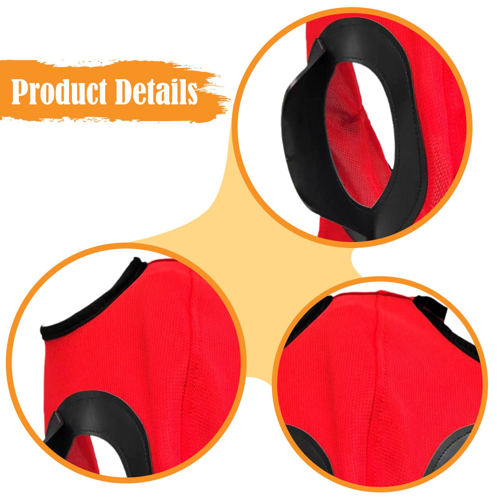 Wswqop Horse Goggles Equestrian Glasses Premium Equipment Replaces Breathable Windproof Red