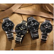 Mens watch classic waterproof quartz watch with calendar, mens wristwatch, fashionable trendy business watch