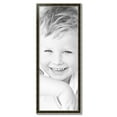 thumbnail image 2 of ArtToFrames 17" x 45" Black Panel With Silver Lip Picture Frame, 17x45 inch Multi Wood Poster Frame (WOM-5093),  Pack, 2 of 7