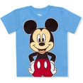 thumbnail image 5 of Disney Mickey Mouse 2 Piece Jogger Set for Boys, Short Sleeve Shirt and Sports Pants, Size 2T Blue, 5 of 5