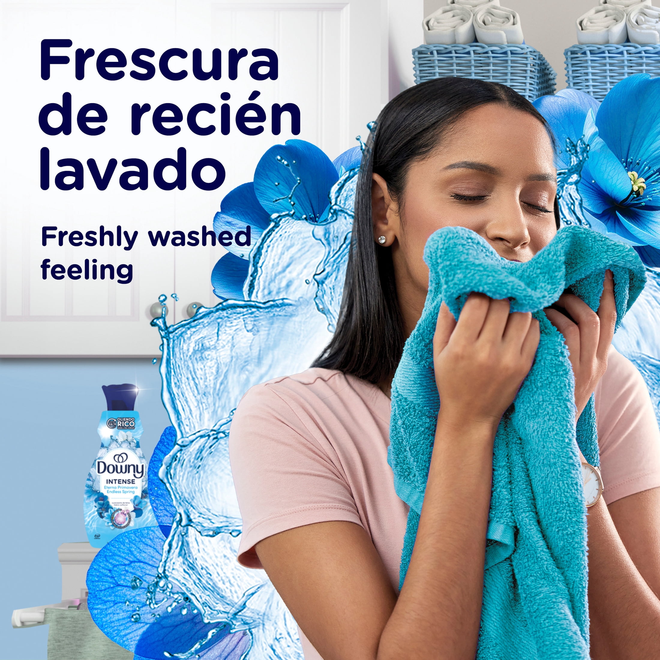 Downy Intense Fabric Softener, Endless Spring, 24 fl oz, 32 Loads
