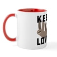 thumbnail image 2 of CafePress - Keep Calm And Love Sloths - 11 oz Ceramic Mug - Novelty Coffee Tea Cup, 2 of 6