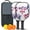 Black-2, variant on Pickleball Paddles Set Of 2, Fiberglass Surface, USA, Independence Day Print, 4 Balls & Bag