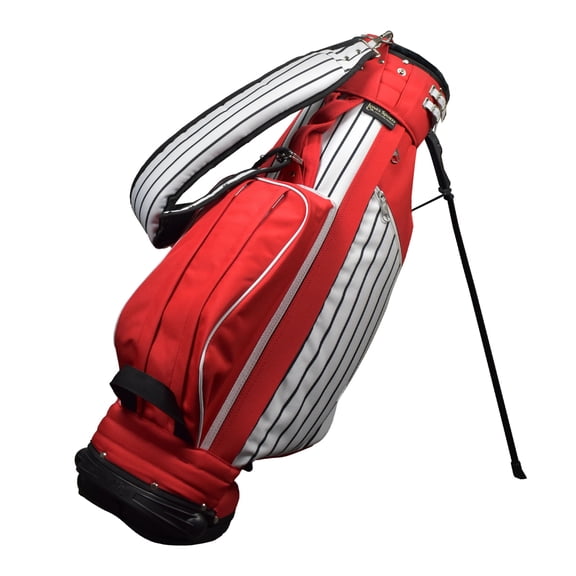 Jones Sports Golf Classic Stand Bag Red Pinstripe