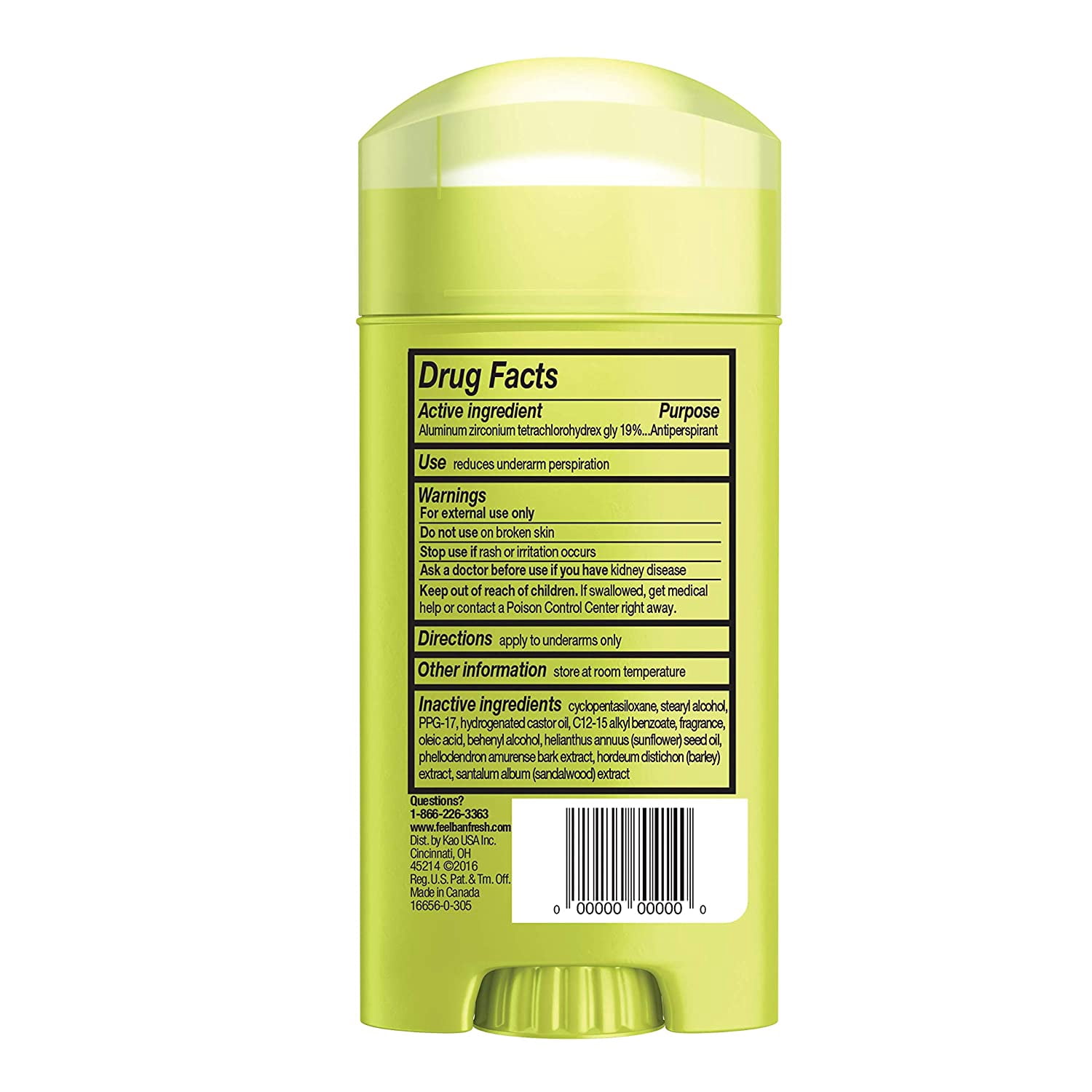 Ban Antiperspirant Deodorant, Invisible Solid, Sweet Simplicity, 2.6 Ounce (Pack of 4)