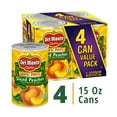 (2 pack) DEL MONTE Yellow Cling Sliced Peaches, 100 Juice, Canned