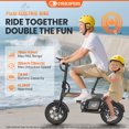 thumbnail image 2 of Gyrocopters PixAI Electric foldable dual rider cargo Bike for Adults/Teen | PAS Range Upto 70km | Speed Upto 32km/hr | UL2849 Safety | Anti-Theft GPS | 7.8Ah Battery Capacity | Dual Disc Brake, 2 of 9