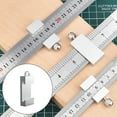 thumbnail image 2 of Yokua Steel Ruler Positioning Block Metal Angles Scribers Carpentry Scribers Tool, 2 of 11