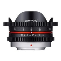 Samyang Cine SYCV75MFT 7.5mm T3.8 Cine Fisheye Lens for Olympus/Panasonic Micro 4/3 Cameras
