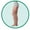 Beige, variant on Juzo Soft Thigh High With Silicone Dot Band Short Closed Toe 30-40mmHg, II, Black