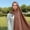 Brown, variant on Hijab for Women Head Scarf for Women Long Scarf Head Scarf for Women's Hair Head Wraps for Women Head Coverings for Women Head Scarves White One Size