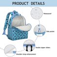 thumbnail image 4 of Blue Dachshunds Dog Backpack for School,Cute School Bag,Schoolbag with Adjustable Shoulder Straps & Padded Back,15.25"x11.5"x5.25", 4 of 6