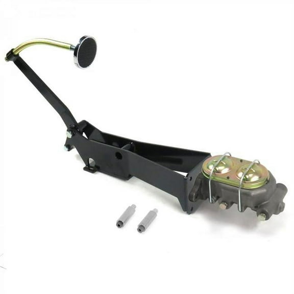 49-54 Chevy Car Manual Brake Pedal Kit Drum & Drum 3 in. Chrome Pad